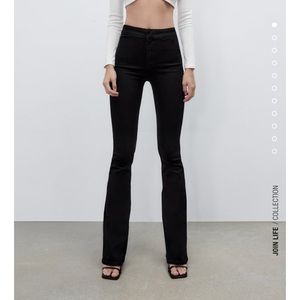 Zara flared leg jeans